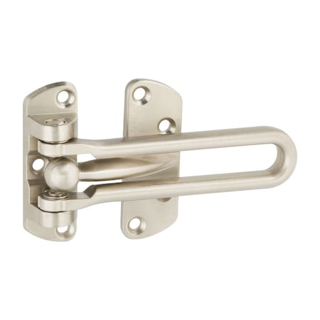National Hardware National Hardware Satin Nickel Silver Zinc Die Cast Door Security Guard N335-984